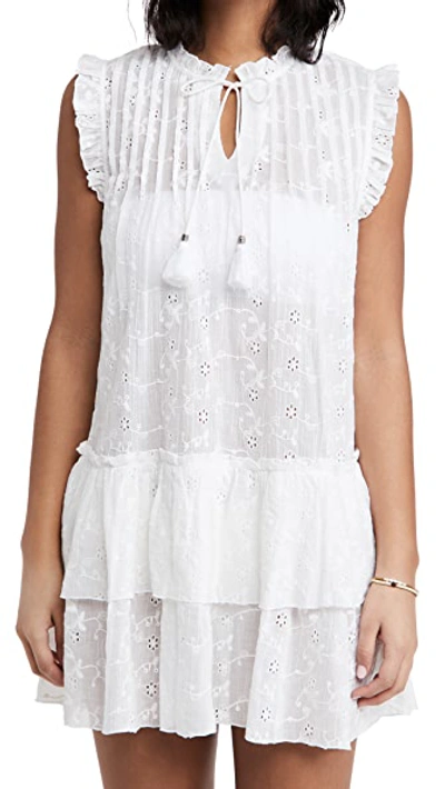 Playa Lucila Eyelet Dress In White