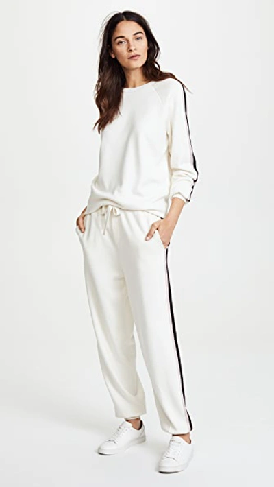 Shop Olivia Von Halle Missy Moscow Tracksuit In Ivory