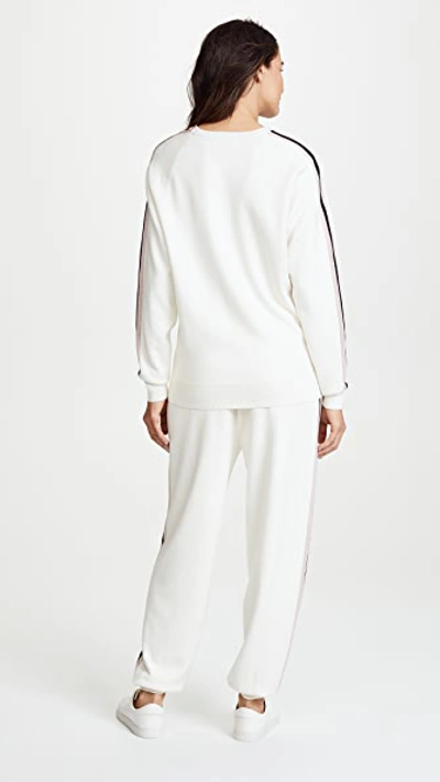 Shop Olivia Von Halle Missy Moscow Tracksuit In Ivory