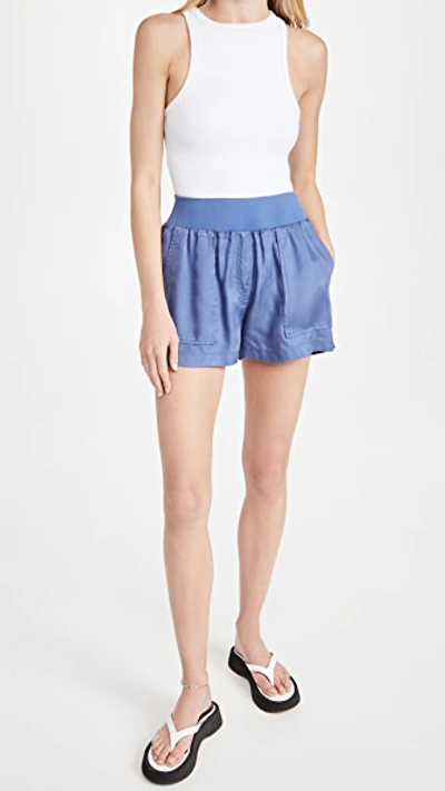 Shop Cinq À Sept Bethany Shorts In Thunderstorm