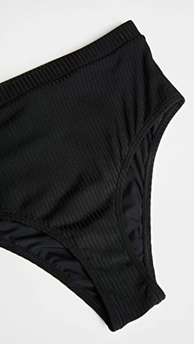 Shop Solid & Striped The Lilo Bikini Bottoms In Blackout