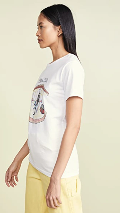 Shop Unfortunate Portrait Ride Cher T-shirt White