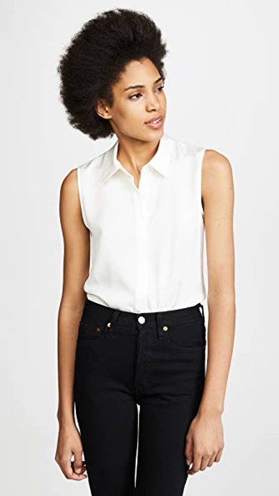 Shop Theory Modern Tanelis Blouse In Ivory