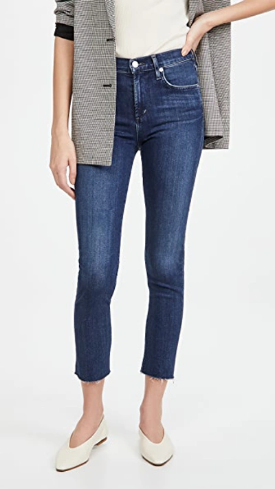 Shop Agolde Sophie High Rise Crop Skinny Jeans In Claremont