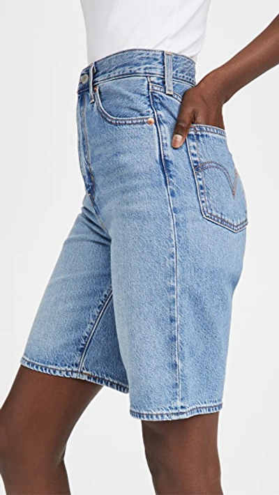 Shop Levi's High Loose Bermuda Shorts In Whatever