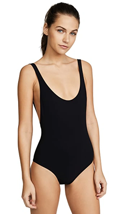 Shop Karla Colletto Elle One Piece Black