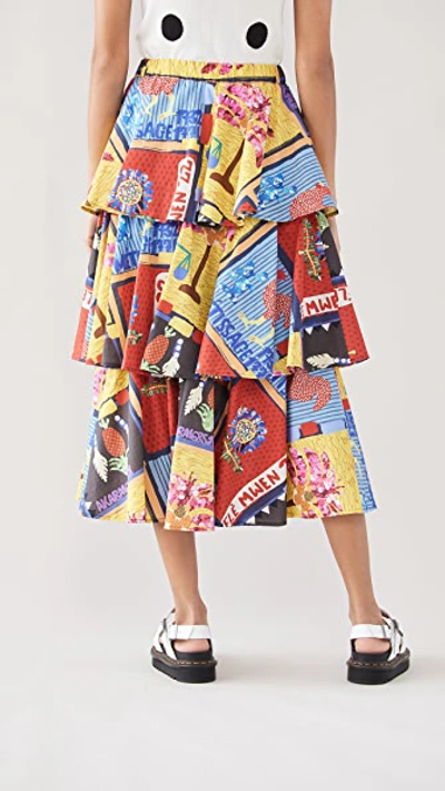 Shop Stella Jean Multicolor Skirt