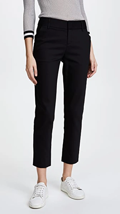 Shop Alice And Olivia Stacey Slim Pants In Black