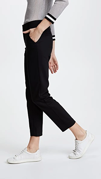 Shop Alice And Olivia Stacey Slim Pants In Black