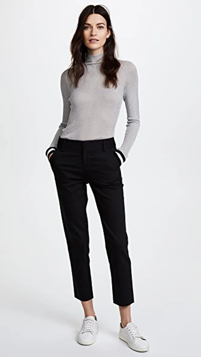 Shop Alice And Olivia Stacey Slim Pants In Black
