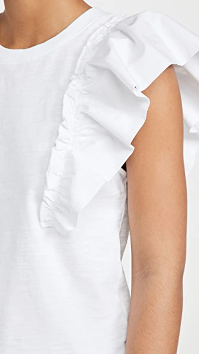 Shop Nation Ltd Para Boxy Tee In Optic White
