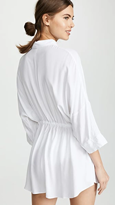 L*space Pacifica Mini Tunic Dress In White