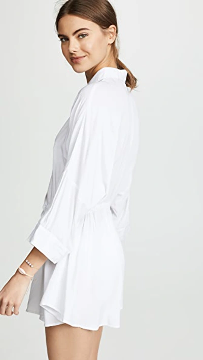 L*space Pacifica Mini Tunic Dress In White