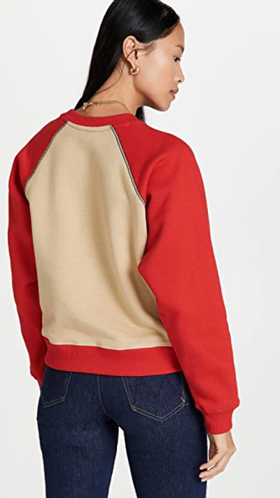 Shop Victoria Beckham Colorblock Sweatshirt