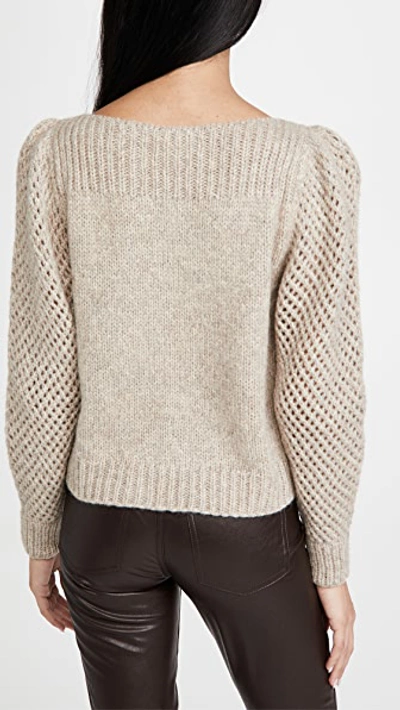 Loveshackfancy Rosie Pullover In Oatmeal