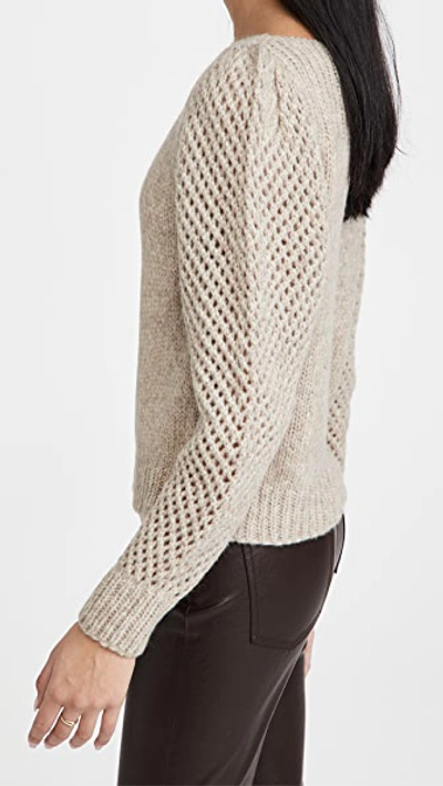 Loveshackfancy Rosie Pullover In Oatmeal