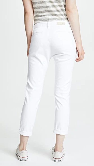 Ag The Caden Tailored Trouser Jeans In White