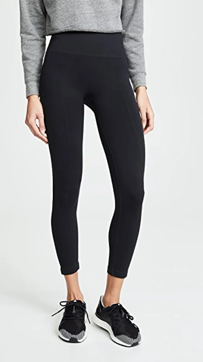 Shop Yummie Skimmer Seamless Leggings In Black