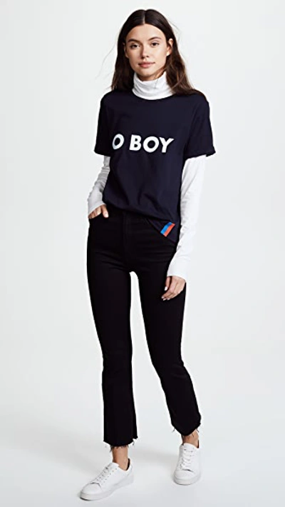 Mother The Hustler Ankle Fray Jeans Not Guilty In Not Guilty