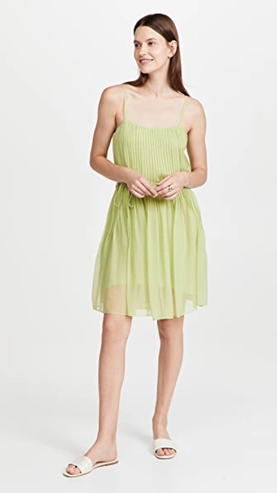 Shop Rebecca Taylor Straight Pintuck Dress