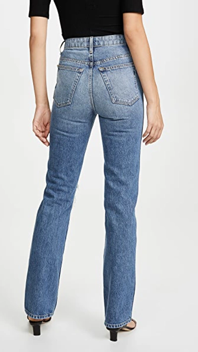 Khaite Danielle High Rise Stovepipe Jeans Portland In Portland