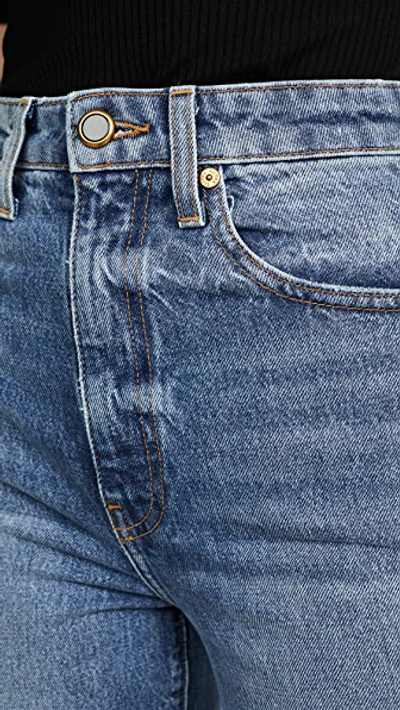 Khaite Danielle High Rise Stovepipe Jeans Portland In Portland