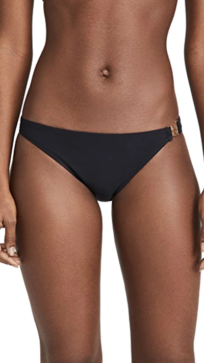 Shop Tory Burch Miller Hipster Bikini Bottoms Black Xl