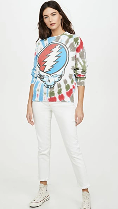 Shop Madeworn Grateful Dead Tie Dye Sweatshirt In Day Trip