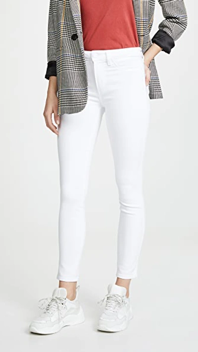 Shop Paige Hoxton Ankle Skinny Jeans In Ultra White