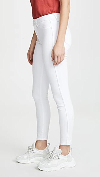 Shop Paige Hoxton Ankle Skinny Jeans In Ultra White
