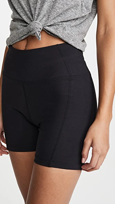 Year Of Ours Technical Stretch-knit Shorts In Black