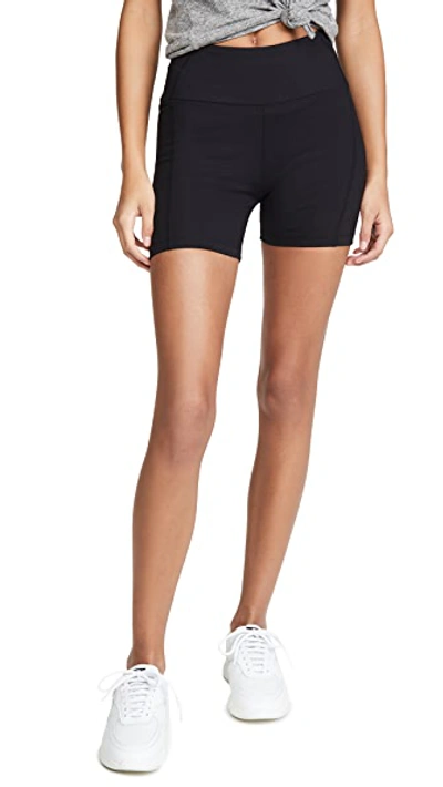 Year Of Ours Technical Stretch-knit Shorts In Black