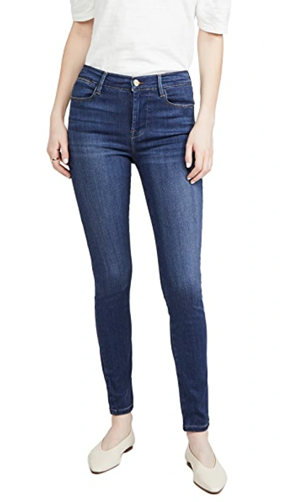 Shop Frame Le High Skinny Jeans In Cobain