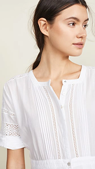 Loveshackfancy Edie Cotton Maxi Dress In White