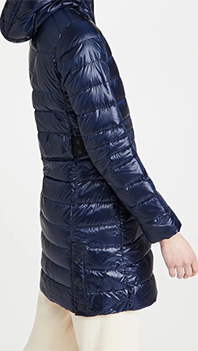 Shop Canada Goose Cypress Hooded Jacket In Atlantic Navy