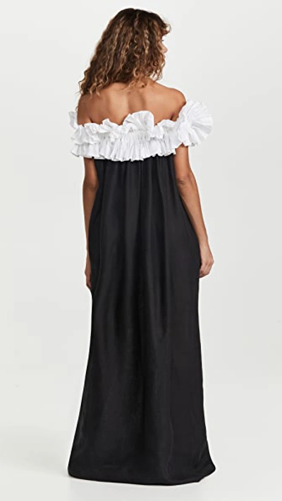 Shop Míe Ostuni Dress Black/white