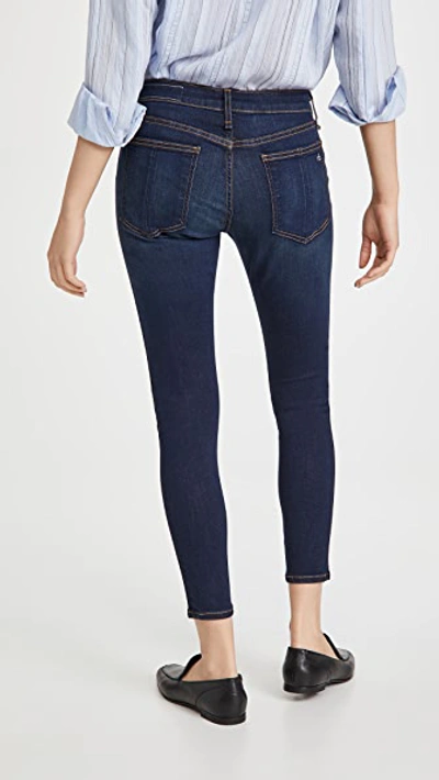 Rag & Bone Womens Fletcher Cate Skinny Mid-rise Stretch-denim Jeans 23 In Carmen