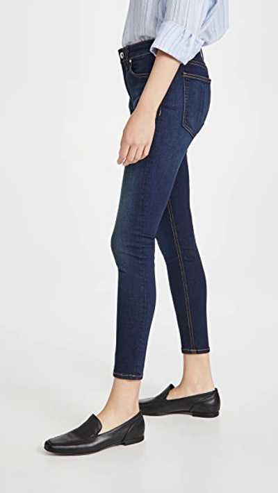 Rag & Bone Womens Fletcher Cate Skinny Mid-rise Stretch-denim Jeans 23 In Carmen