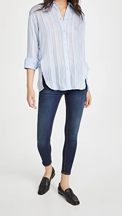 Rag & Bone Womens Fletcher Cate Skinny Mid-rise Stretch-denim Jeans 23 In Carmen