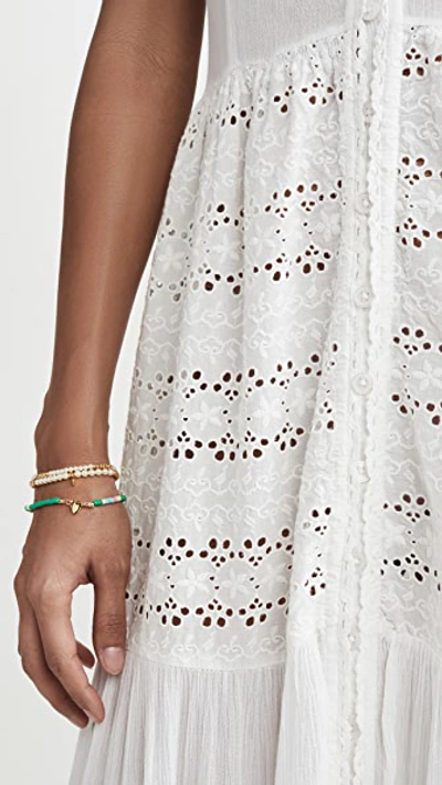 Playa Lucila Eyelet Maxi Dress In White