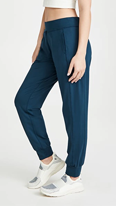 Shop Sweaty Betty Gary Yoga Trousers In Beetle Blue