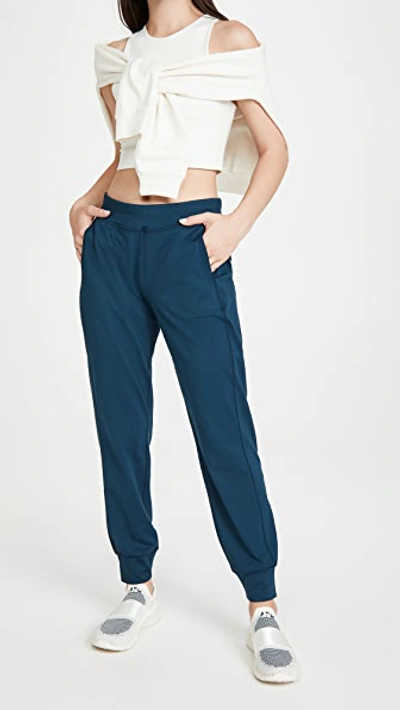 Shop Sweaty Betty Gary Yoga Trousers In Beetle Blue