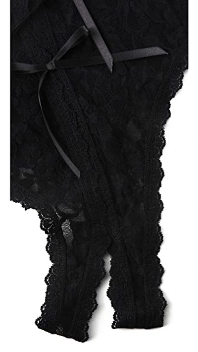 Hanky Panky After Midnight Open Teddy Black In Black