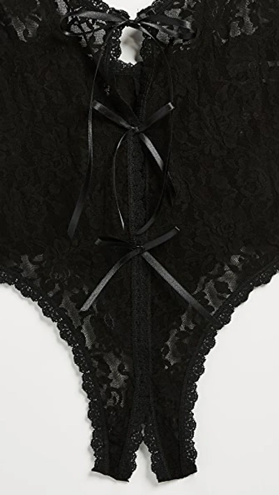 Hanky Panky After Midnight Open Teddy Black In Black