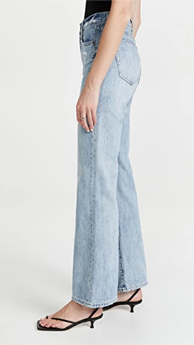 Pistola Denim Stevie High Rise Wide Leg Jeans In Ruthless