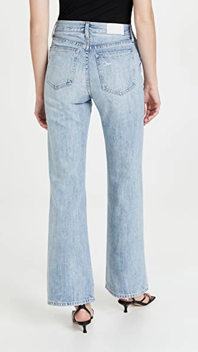 Pistola Denim Stevie High Rise Wide Leg Jeans In Ruthless