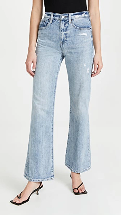 Pistola Denim Stevie High Rise Wide Leg Jeans In Ruthless