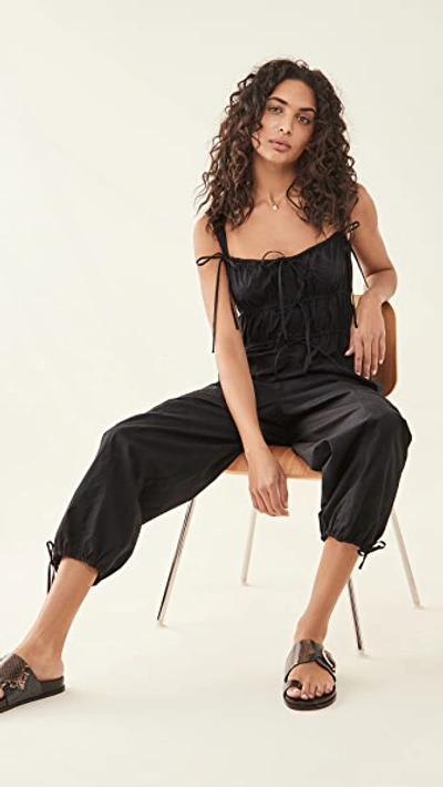 Shop Ulla Johnson Tatum Jumpsuit In Noir