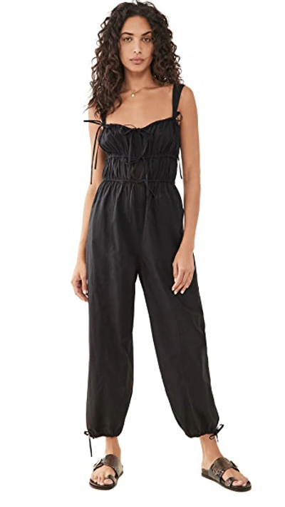 Shop Ulla Johnson Tatum Jumpsuit In Noir