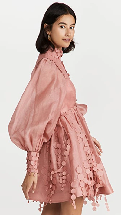 Shop Zimmermann Concert Disc Mini Dress